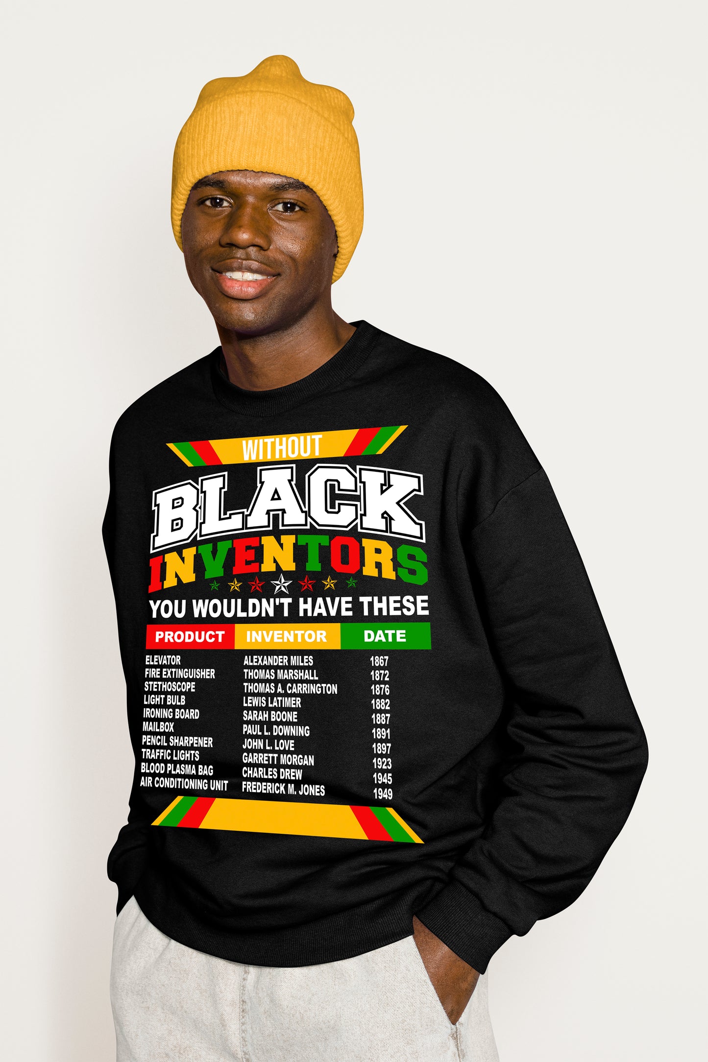 Black Inventors Crewneck