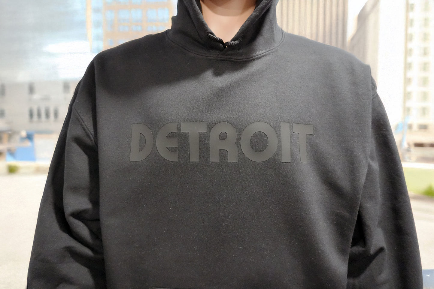 Detroit 3D Effect Hoodie