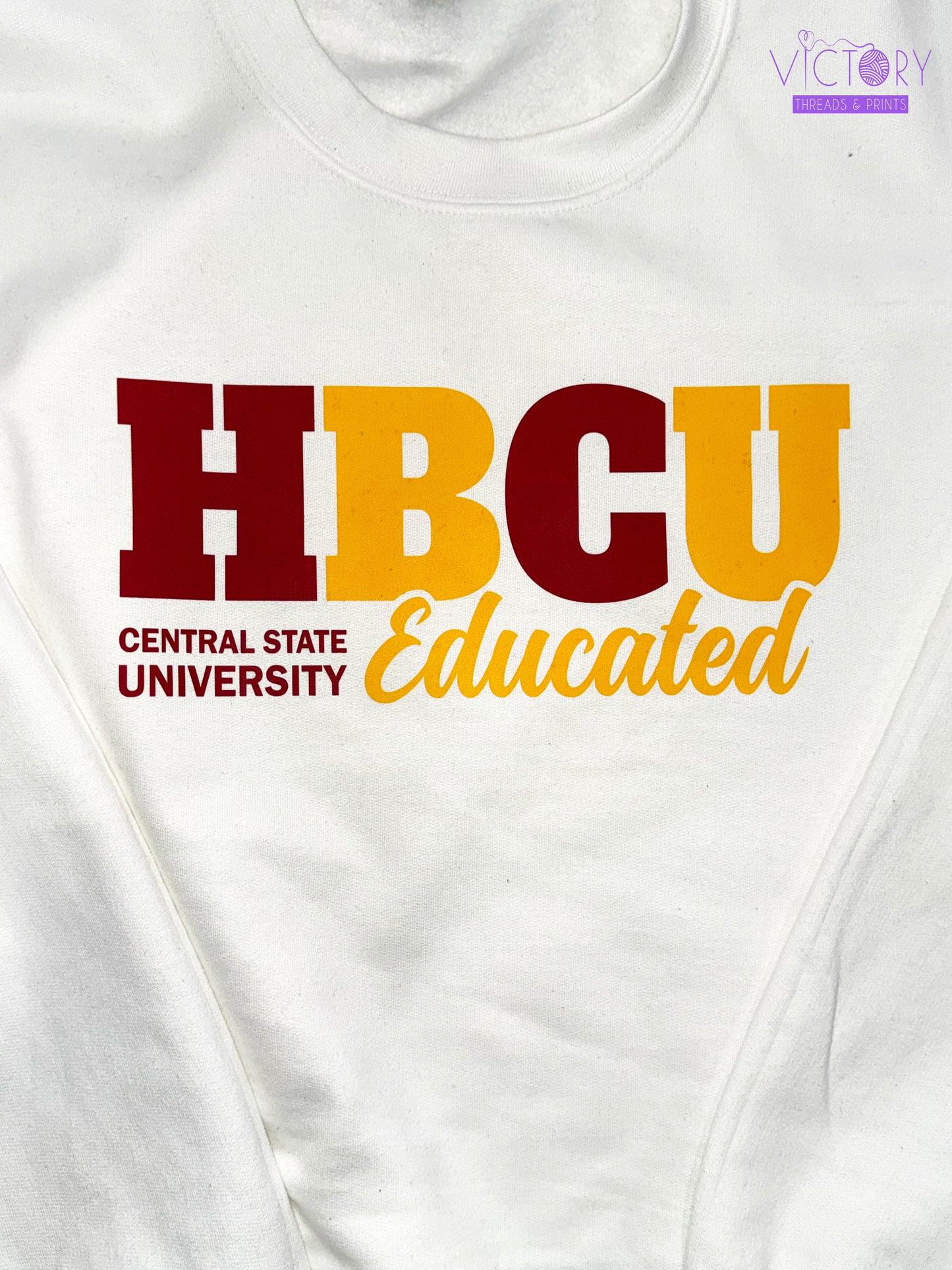 School/University Crewneck Sweatshirt or T-Shirt - HBCU College High School