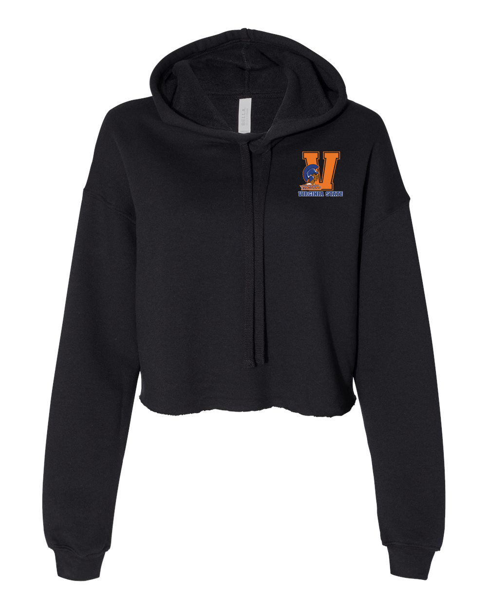 Big V Ladies Crop Fleece Hoodie