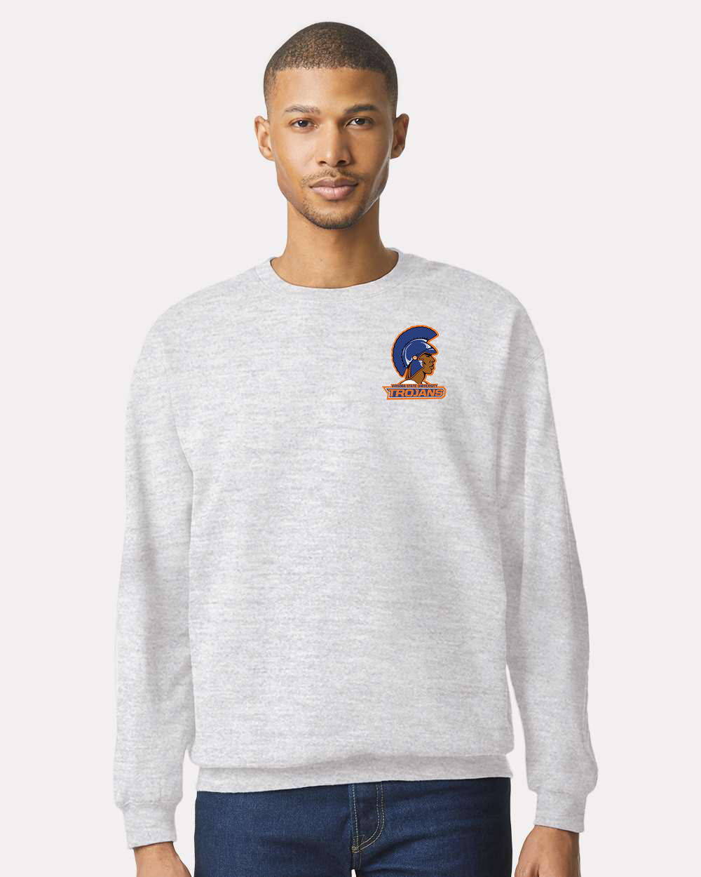 Trojans Sweatshirt - Men's Left Chest Logo