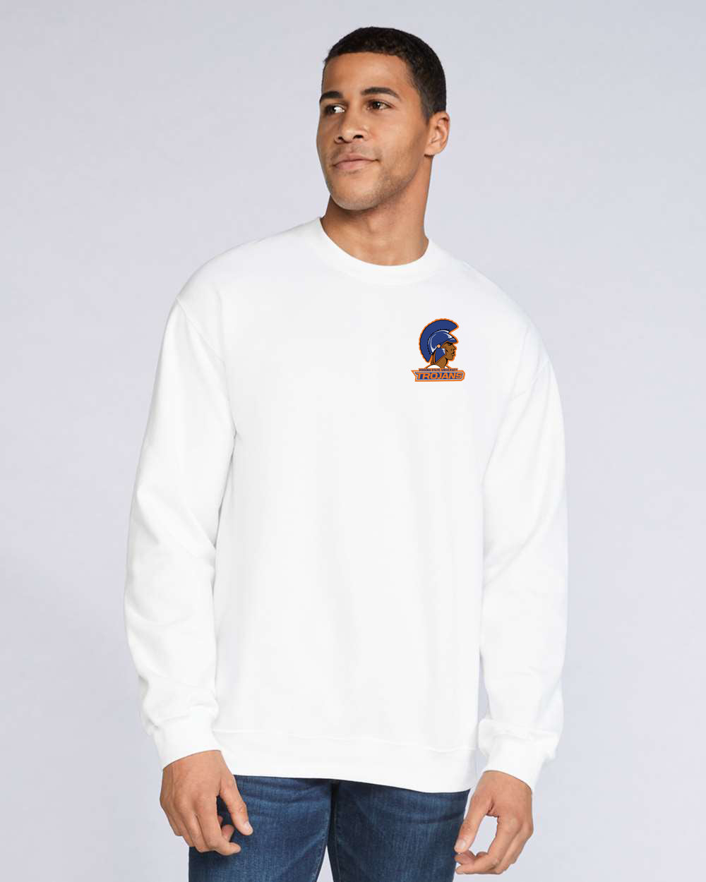 Trojans Sweatshirt - Men's Left Chest Logo
