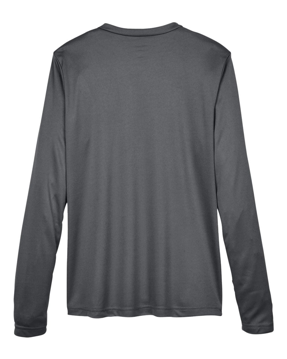 Trojans HBCU Made - V-Neck Lng Sleeve Ladies Tee Gray