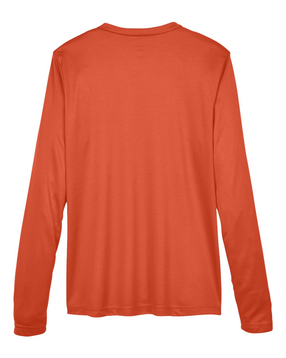 Trojans V-Neck Long Sleeve - Ladies Tee Orange