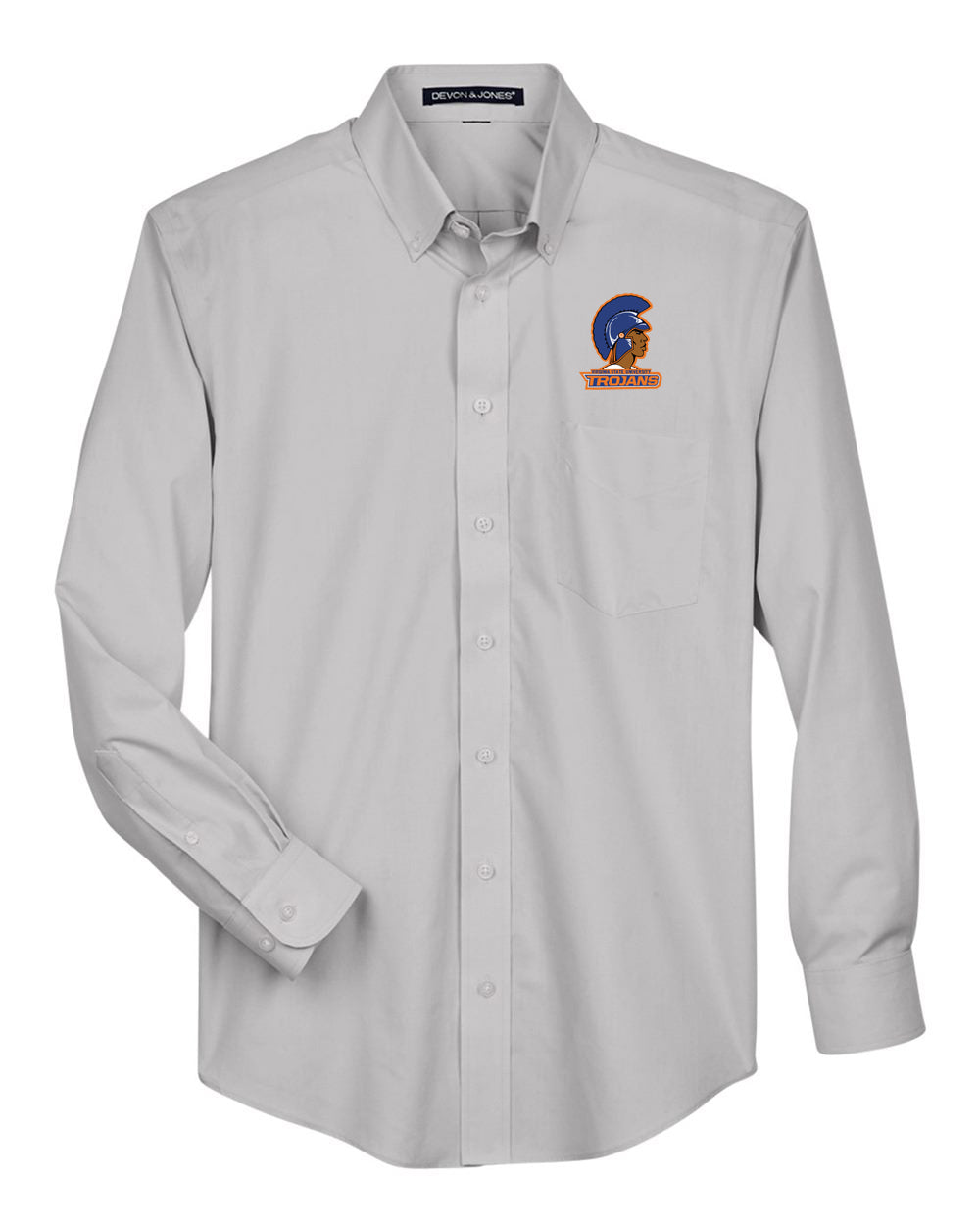 Trojan Men's Button-Up Dress Shirts
