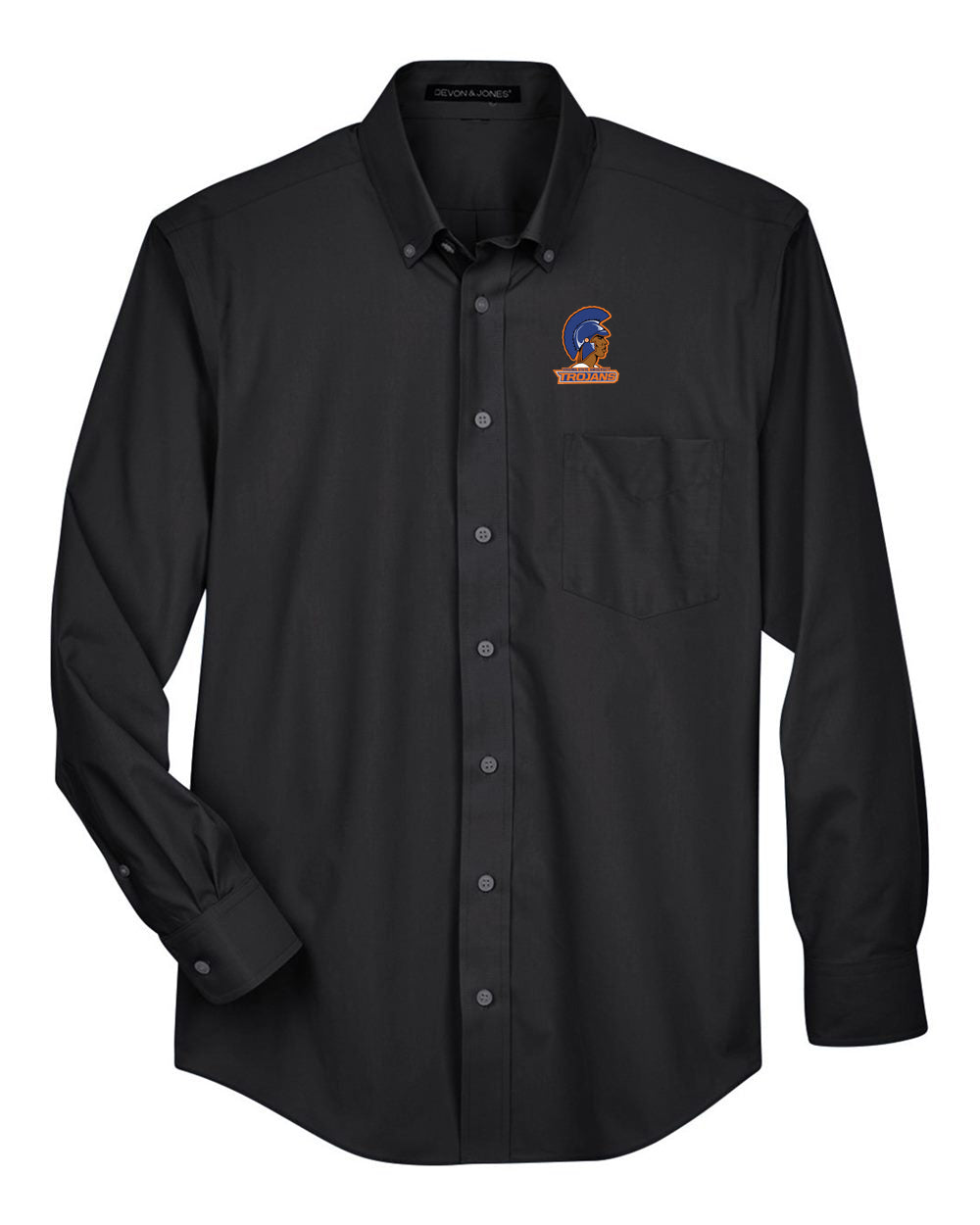 Trojan Men's Button-Up Dress Shirts
