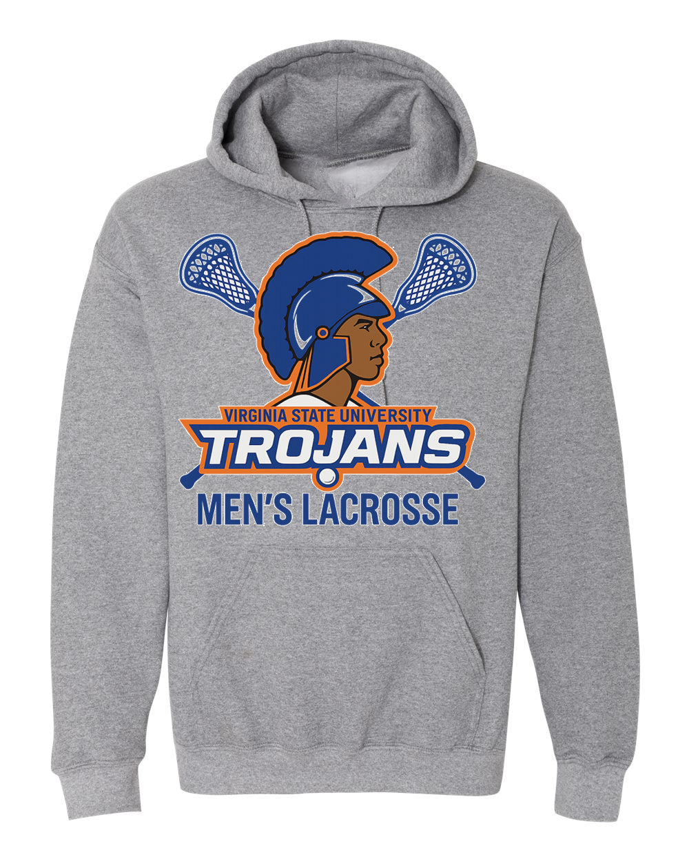 VSU Men's Lacrosse Logo Hoodie