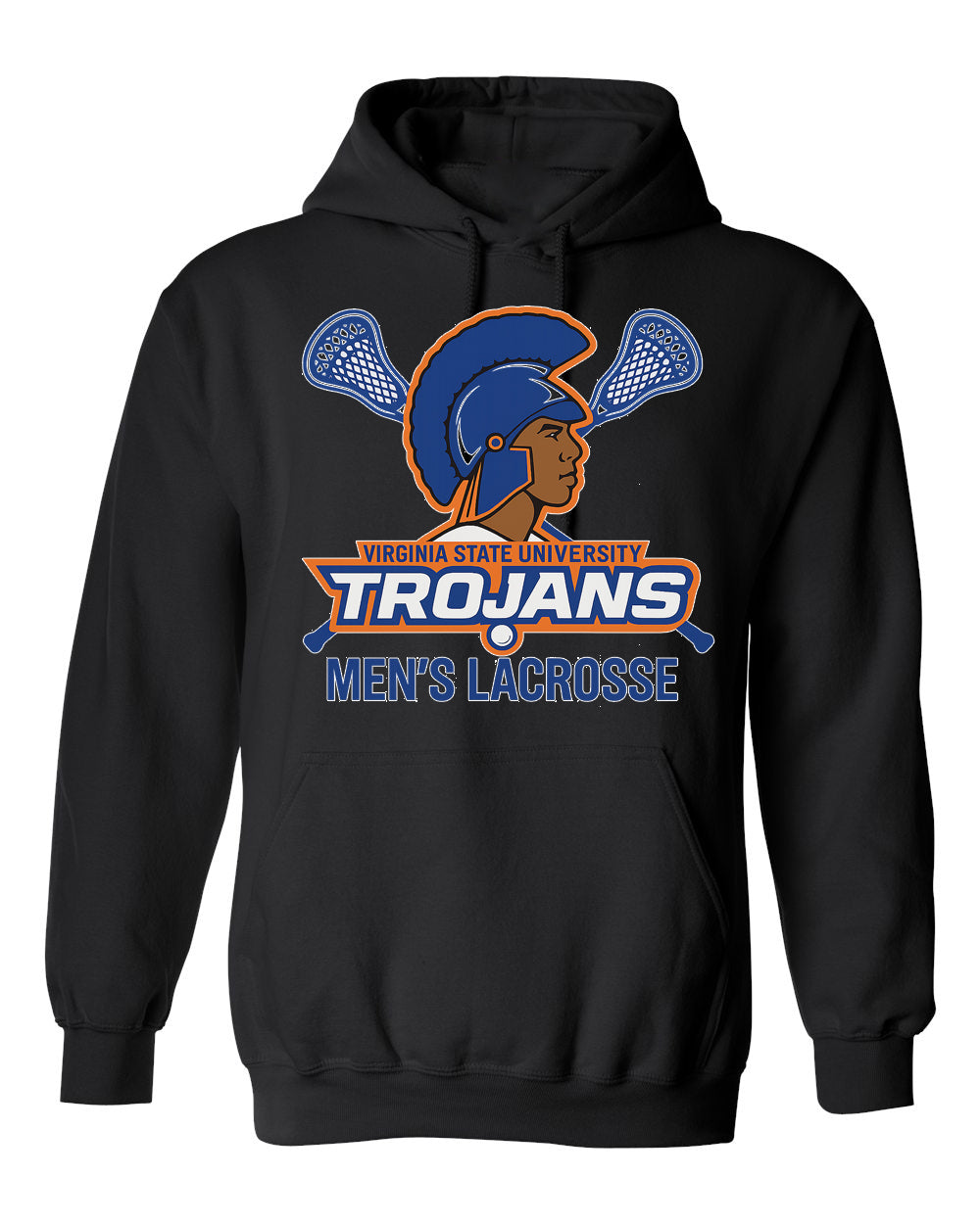 VSU Men's Lacrosse Logo Hoodie