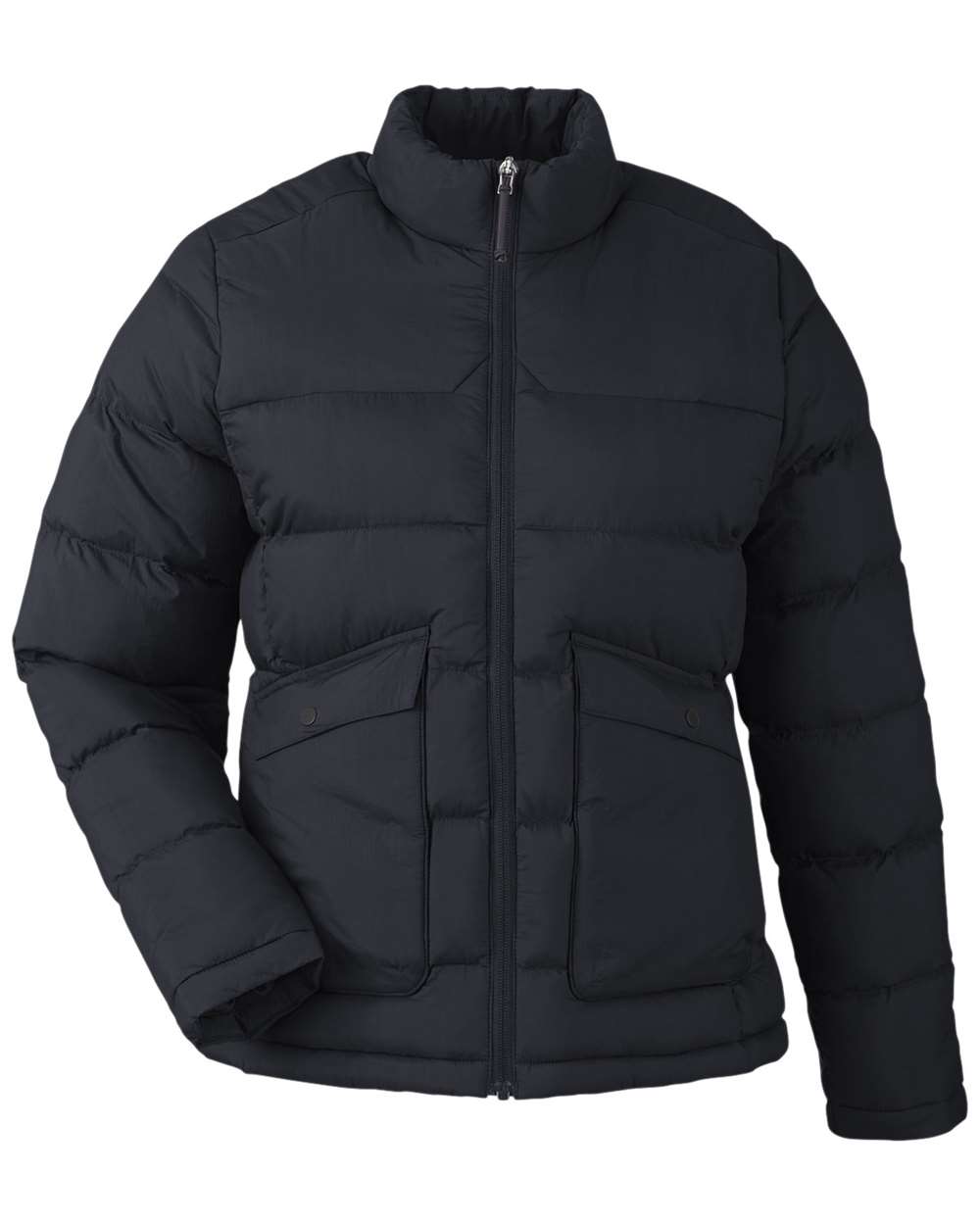 Trojan Logo Puffer Jacket - Ladies