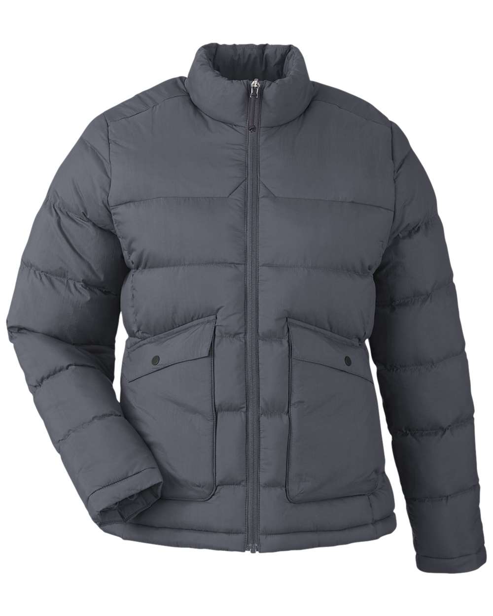 Trojan Logo Puffer Jacket - Ladies