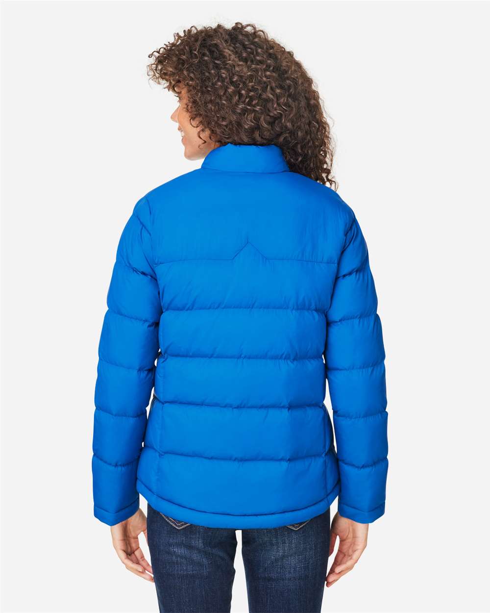 Trojan Logo Puffer Jacket - Ladies