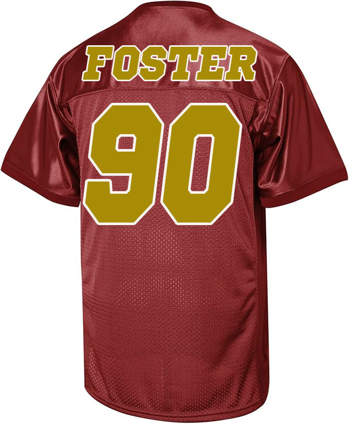 Custom Football & Baseball Jerseys Mesh Athletic Football Shirt Practice Sports Uniform