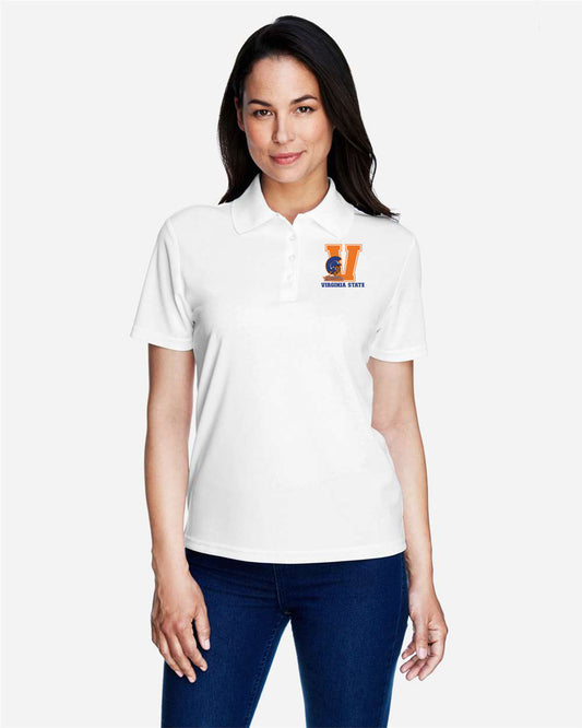 VSU Short Sleeve Polo - Ladies White