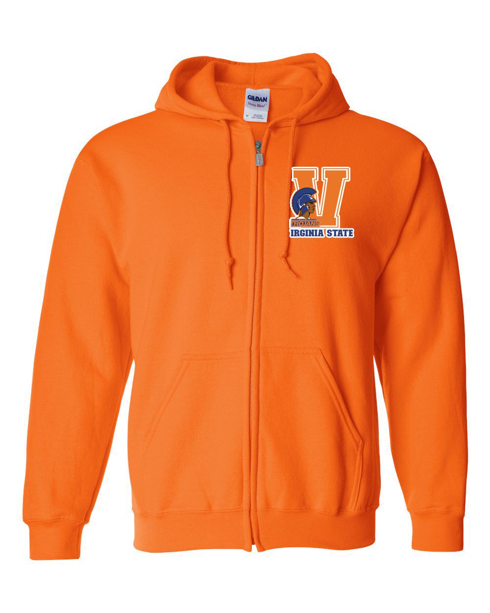 Full Zip-Up Hoodie w/VSU logo