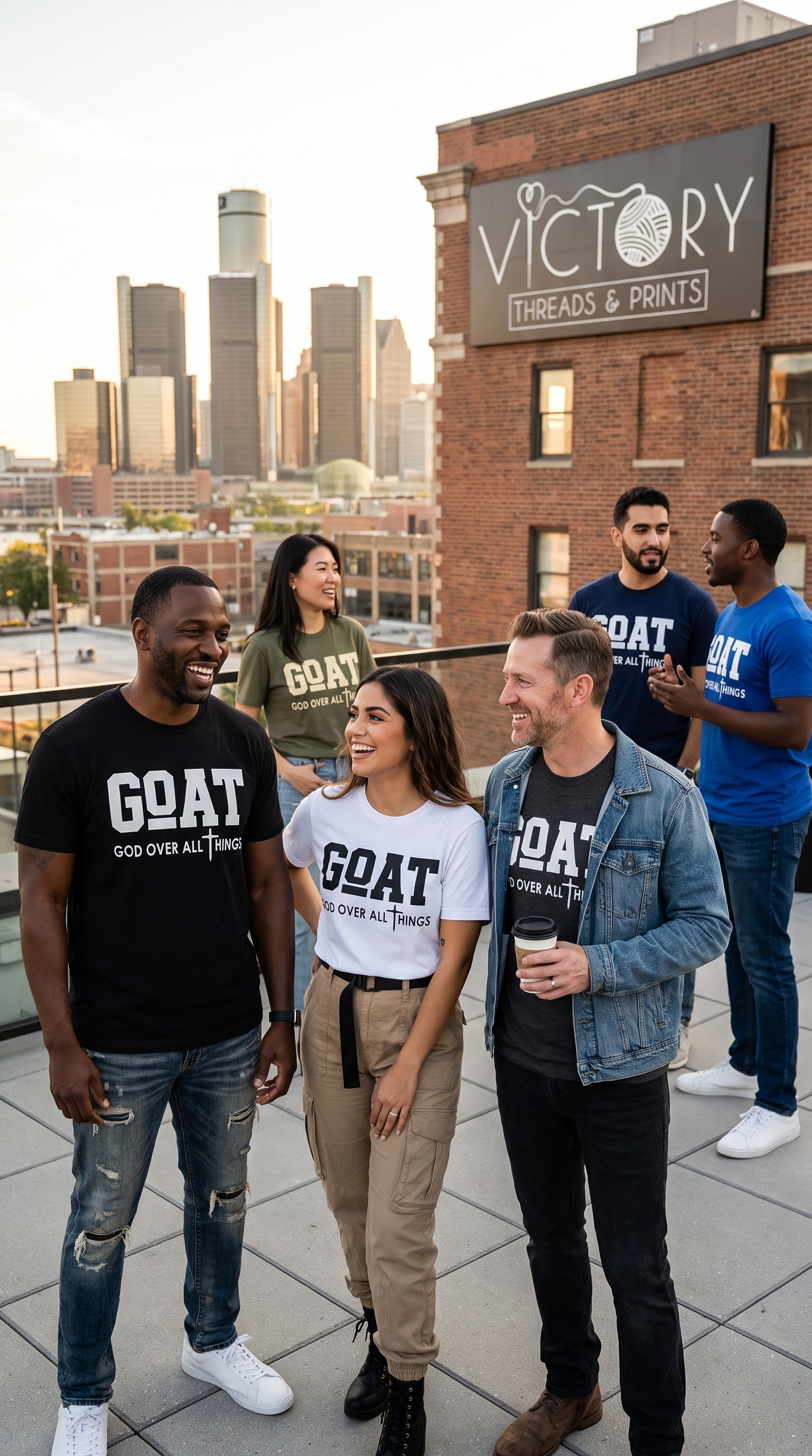 GOAT - GOD OVER ALL THINGS T-SHIRT