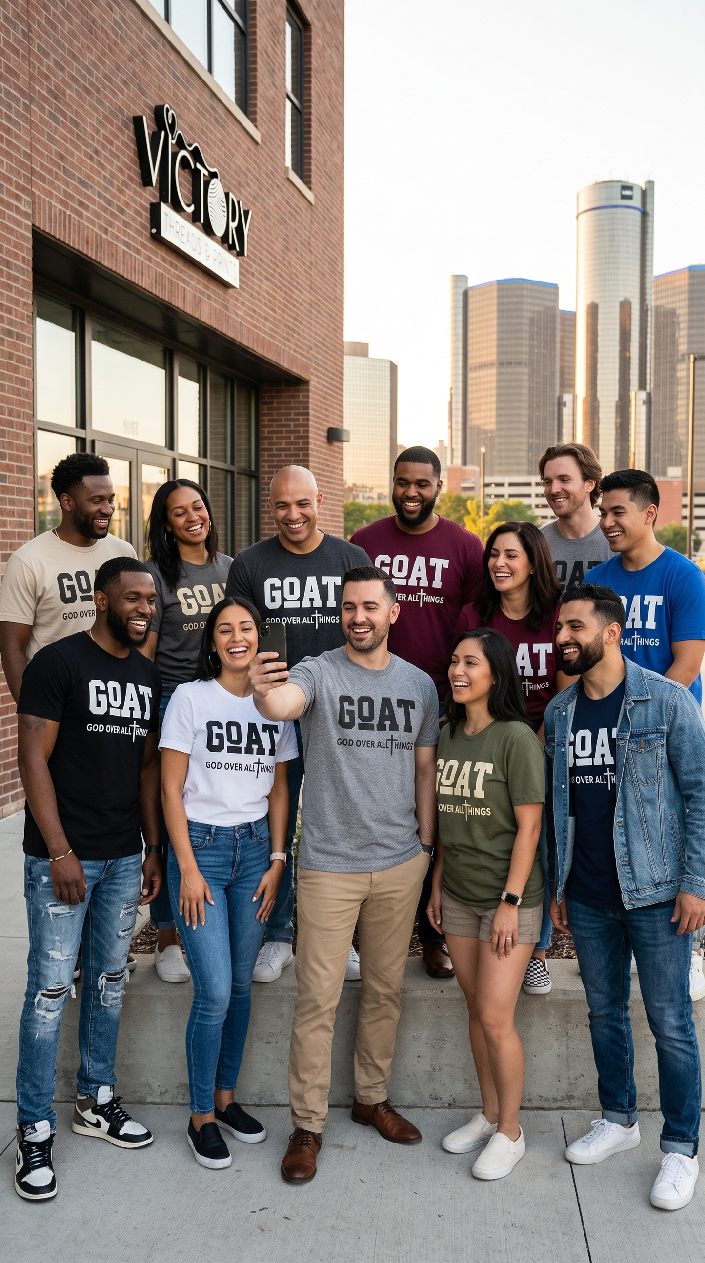 GOAT - GOD OVER ALL THINGS T-SHIRT