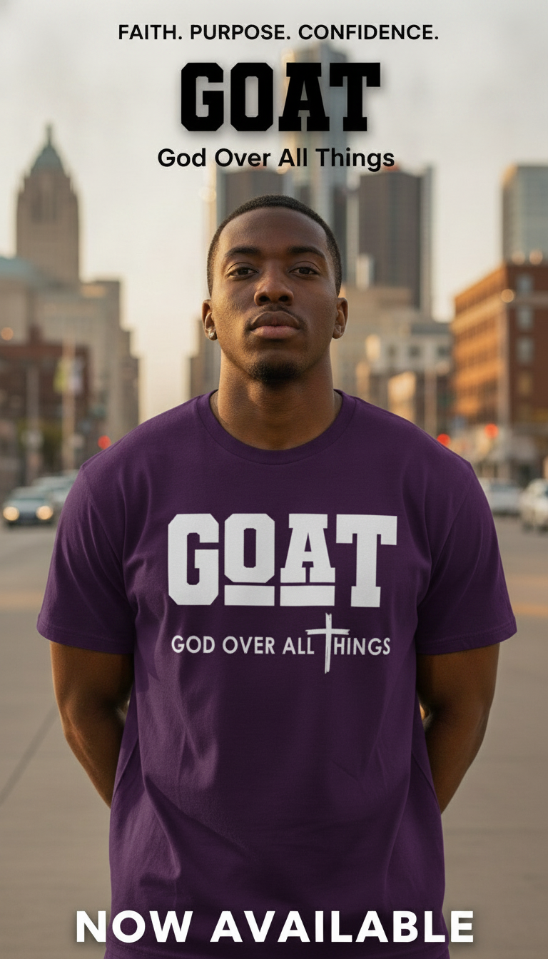 GOAT - GOD OVER ALL THINGS T-SHIRT
